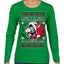 Jing a Di Jing Dominick the Italian Christmas Donkey Ugly Christmas Sweater Womens Graphic Long Sleeve T-Shirt