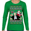Put the Cookies Down Make America Healthy Again RFK Ugly Christmas Sweater Womens Graphic Long Sleeve T-Shirt