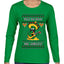 Feliz Navidad Mis Amigos!, Ugly Christmas Sweater Womens Graphic Long Sleeve T-Shirt