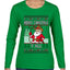 Merry Christmas Y'all Christmas Sweater, Ugly Christmas Sweater Womens Graphic Long Sleeve T-Shirt