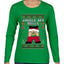 Jingle My Bells, Ugly Christmas Sweater Womens Graphic Long Sleeve T-Shirt