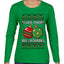 Big and Bobbing, Funny Ugly Christmas Sweater Womens Graphic Long Sleeve T-Shirt
