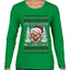 So Good He Came Twice, Ugly Christmas Sweater Womens Graphic Long Sleeve T-Shirt