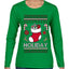 Holiday, Ugly Christmas Sweater Womens Graphic Long Sleeve T-Shirt