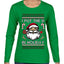 I Put The D In Holiday, Ugly Christmas Sweater Womens Graphic Long Sleeve T-Shirt