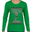 Official Candy Cane Licker, Ugly Christmas Sweater Womens Graphic Long Sleeve T-Shirt