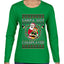 Santa Got Coldplayed, Ugly Christmas Sweater Womens Graphic Long Sleeve T-Shirt