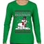 Frostitute, Ugly Christmas Sweater Womens Graphic Long Sleeve T-Shirt