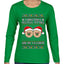 Christmas Festivi-Titties Are My Favorite, Ugly Christmas Sweater Womens Graphic Long Sleeve T-Shirt
