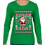 Sugar Daddy Santa, Ugly Christmas Sweater Womens Graphic Long Sleeve T-Shirt
