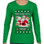 Milk And Titty Time, Ugly Christmas Sweater Womens Graphic Long Sleeve T-Shirt