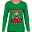 Zo Ho Ho Zohran Mamdani NYC, Ugly Christmas Sweater Womens Graphic Long Sleeve T-Shirt