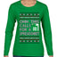 Oh... This Calls for A Spreadsheet, Ugly Christmas Sweater Womens Graphic Long Sleeve T-Shirt