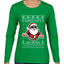 Santa Says 6 7 Meme, Ugly Christmas Sweater Womens Graphic Long Sleeve T-Shirt