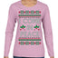 I Come in Peace Ugly Christmas Sweater Womens Graphic Long Sleeve T-Shirt