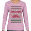 Due to Inflation This is My Ugly Christmas Sweater | Funny Ugly Christmas Sweater Womens Graphic Long Sleeve T-Shirt