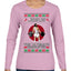 Jesus the Ultimate Deadlifter Funny Ugly Christmas Sweater Womens Graphic Long Sleeve T-Shirt