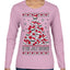 Is This Jolly Enough? Skeleton Skull Christmas Tree Ugly Christmas Sweater Womens Graphic Long Sleeve T-Shirt