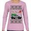 All I Want for Christmas is a Cybertruck Funny Tech Ugly Christmas Sweater Womens Graphic Long Sleeve T-Shirt