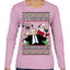 Put the Cookies Down Make America Healthy Again RFK Ugly Christmas Sweater Womens Graphic Long Sleeve T-Shirt