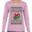 Sleigh My Name Sleigh My Name, Pop Singers, Song Lyrics Pun, Santa Sleigh, Ugly Christmas Sweater Womens Graphic Long Sleeve T-Shirt