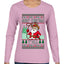 Merry Christmas Y'all Christmas Sweater, Ugly Christmas Sweater Womens Graphic Long Sleeve T-Shirt