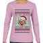 So Good He Came Twice, Ugly Christmas Sweater Womens Graphic Long Sleeve T-Shirt