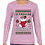 Holiday, Ugly Christmas Sweater Womens Graphic Long Sleeve T-Shirt