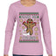 Make Me Crumb, Ugly Christmas Sweater Womens Graphic Long Sleeve T-Shirt