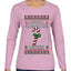 Official Candy Cane Licker, Ugly Christmas Sweater Womens Graphic Long Sleeve T-Shirt