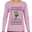 She Likes My Peppermint Stick, Ugly Christmas Sweater Womens Graphic Long Sleeve T-Shirt