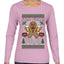 Puro Pinche Pari, Ugly Christmas Sweater Womens Graphic Long Sleeve T-Shirt