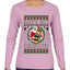Santa Got Coldplayed, Ugly Christmas Sweater Womens Graphic Long Sleeve T-Shirt