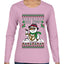 Ice Pimp, Ugly Christmas Sweater Womens Graphic Long Sleeve T-Shirt