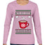 I'm So Hot You Should Blow Me Hot Cocoa, Ugly Christmas Sweater Womens Graphic Long Sleeve T-Shirt