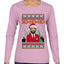Zo Ho Ho Zohran Mamdani NYC, Ugly Christmas Sweater Womens Graphic Long Sleeve T-Shirt