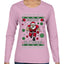 Merry Blitzmas, Football Christmas Sweater Design, Ugly Christmas Sweater Womens Graphic Long Sleeve T-Shirt