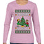 From The Windows To The Walls I'm About To Deck These Halls, Ugly Christmas Sweater Womens Graphic Long Sleeve T-Shirt