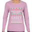 Most Likely To Get Sassy With Santa, Ugly Christmas Sweater Womens Graphic Long Sleeve T-Shirt