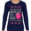 You Can Take Me Hot to Go, Hot Cocoa Viral Song Pop Music Ugly Christmas Sweater Womens Graphic Long Sleeve T-Shirt