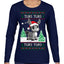 Tuki Tuki Tuki Funny Spanish Music Lyrics Ugly Christmas Sweater Womens Graphic Long Sleeve T-Shirt