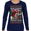 Merry Krampus Naughty Brats | Funny Ugly Christmas Sweater Womens Graphic Long Sleeve T-Shirt