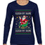 Sleigh My Name Sleigh My Name, Pop Singers, Song Lyrics Pun, Santa Sleigh, Ugly Christmas Sweater Womens Graphic Long Sleeve T-Shirt