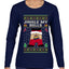 Jingle My Bells, Ugly Christmas Sweater Womens Graphic Long Sleeve T-Shirt