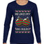 He Likes My Big Bulbs, Ugly Christmas Sweater Womens Graphic Long Sleeve T-Shirt