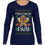 Puro Pinche Pari, Ugly Christmas Sweater Womens Graphic Long Sleeve T-Shirt
