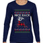 Nice Rack, Ugly Christmas Sweater Womens Graphic Long Sleeve T-Shirt