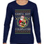 Santa Got Coldplayed, Ugly Christmas Sweater Womens Graphic Long Sleeve T-Shirt