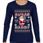 Sugar Daddy Santa, Ugly Christmas Sweater Womens Graphic Long Sleeve T-Shirt