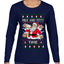 Milk And Titty Time, Ugly Christmas Sweater Womens Graphic Long Sleeve T-Shirt